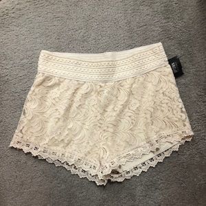 NWT Lace Shorts
